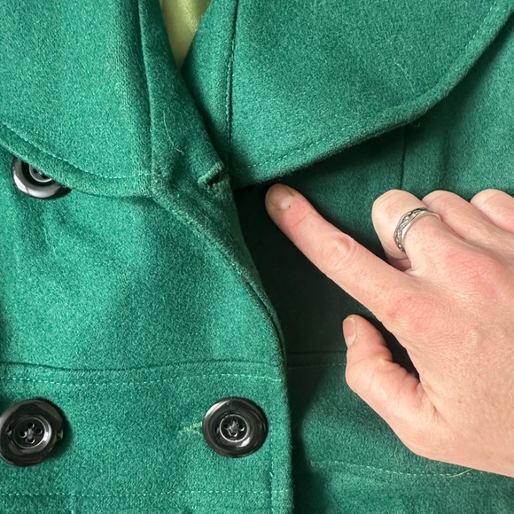Emerald wool jacket - Picture 3 of 4
